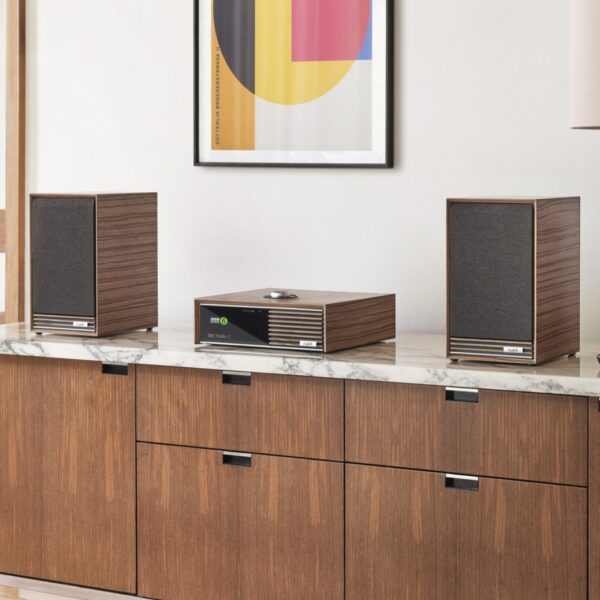 Sabre Bokhyllehøyttalere - Walnut